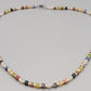 Bunte Edelstein Würfelkette – Elegante Hals Kette