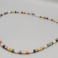Bunte Edelstein Würfelkette – Elegante Hals Kette