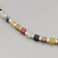Bunte Edelstein Würfelkette – Elegante Hals Kette