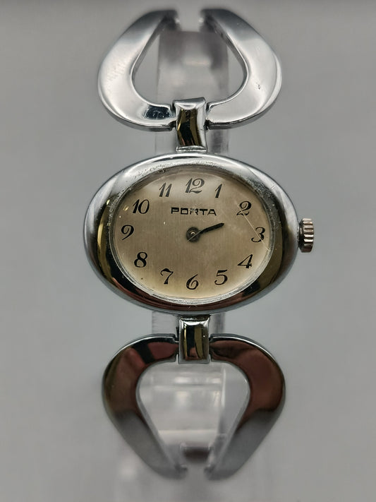 Klassische Porta Damen Uhr Elegantes Vintage Design