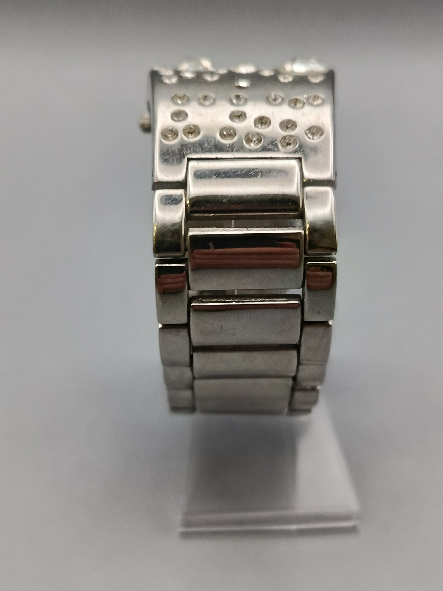 Glamouröse Dolce Gabbana Damen Uhr Strass Besatz