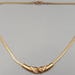 Elegante Damen Schlangenkette  in Goldoptik