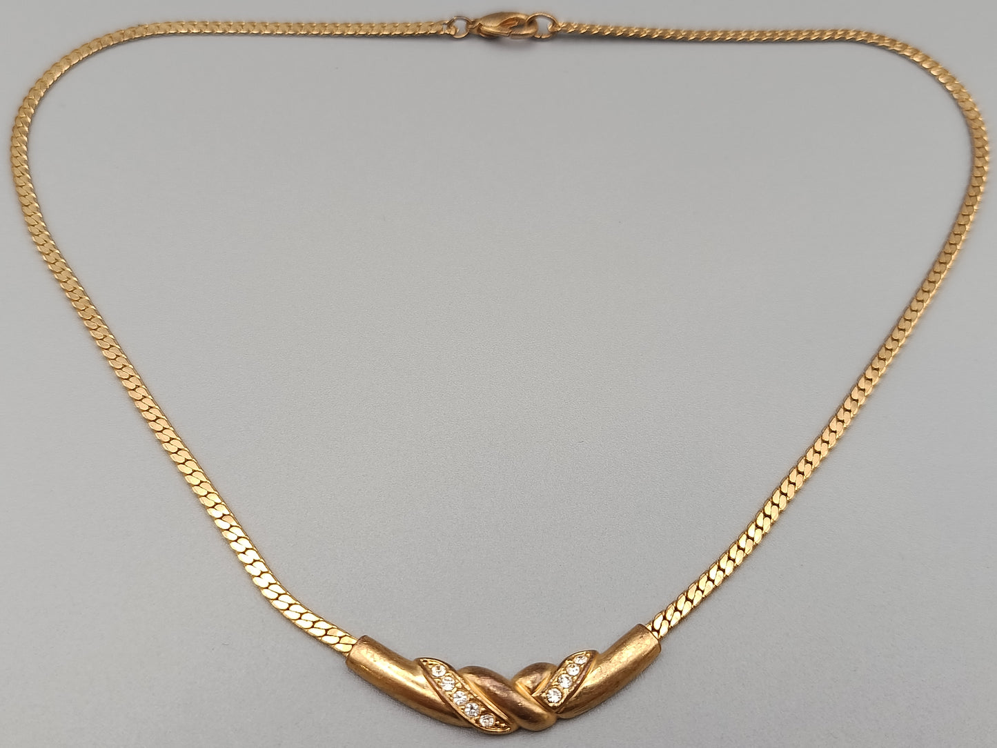 Elegante Damen Schlangenkette  in Goldoptik