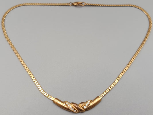 Elegante Damen Schlangenkette  in Goldoptik