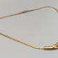 Elegante Damen Schlangenkette  in Goldoptik