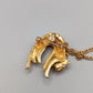 Elegante Damen Hals Kette mit Panther Anhänger