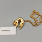 Elegante Damen Hals Kette mit Panther Anhänger