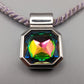 Elegante Damen Kette mit Kristall Anhänger
