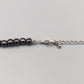 Elegante Hämatit Kette mit Perlen Akzenten