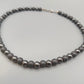 Klassische Hämatit Kette Elegante Perlen