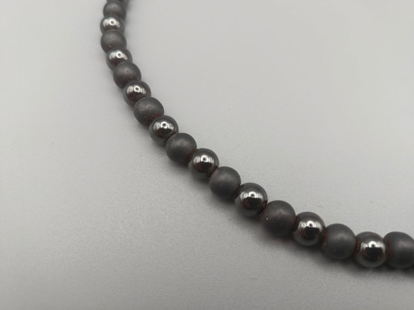 Klassische Hämatit Kette Elegante Perlen