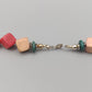 Bunte Holz Würfelkette Farbfrohe Damen Hals Kette