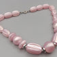Moderne Damen Perlmutteffekt Kette in Rosa