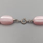Moderne Damen Perlmutteffekt Kette in Rosa