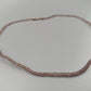 Elegante Damen Kette mit feinen lila Edelsteinperlen