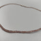 Elegante Damen Kette mit feinen lila Edelsteinperlen