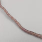 Elegante Damen Kette mit feinen lila Edelsteinperlen