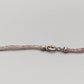 Elegante Damen Kette mit feinen lila Edelsteinperlen