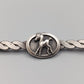 Silberfarbene Vintage Brosche mit Fohlen-Motiv