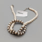 Elegante Damen Perlen Kette mit funkelnden Strass
