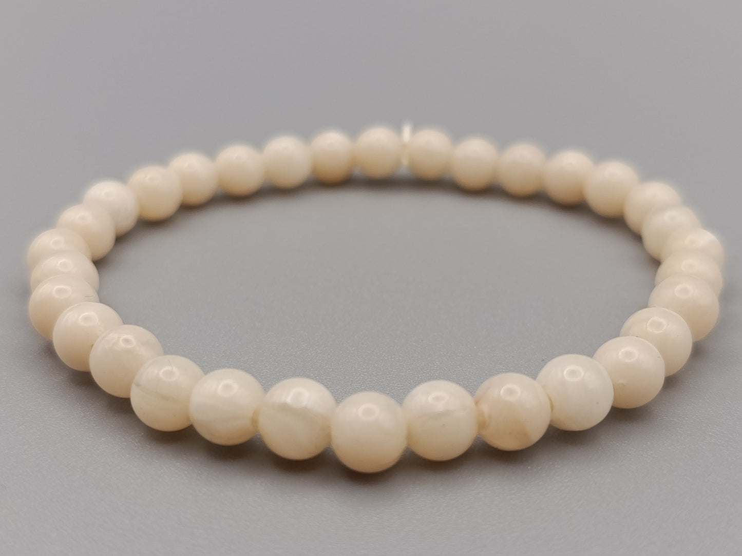 Schlichtes Perlen Damen Armband Elastisch