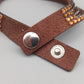 Modisches Damen Armband in Braun mit Strasssteinen