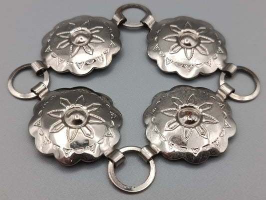 Vintage Damen Armband mit Concho Gliedern