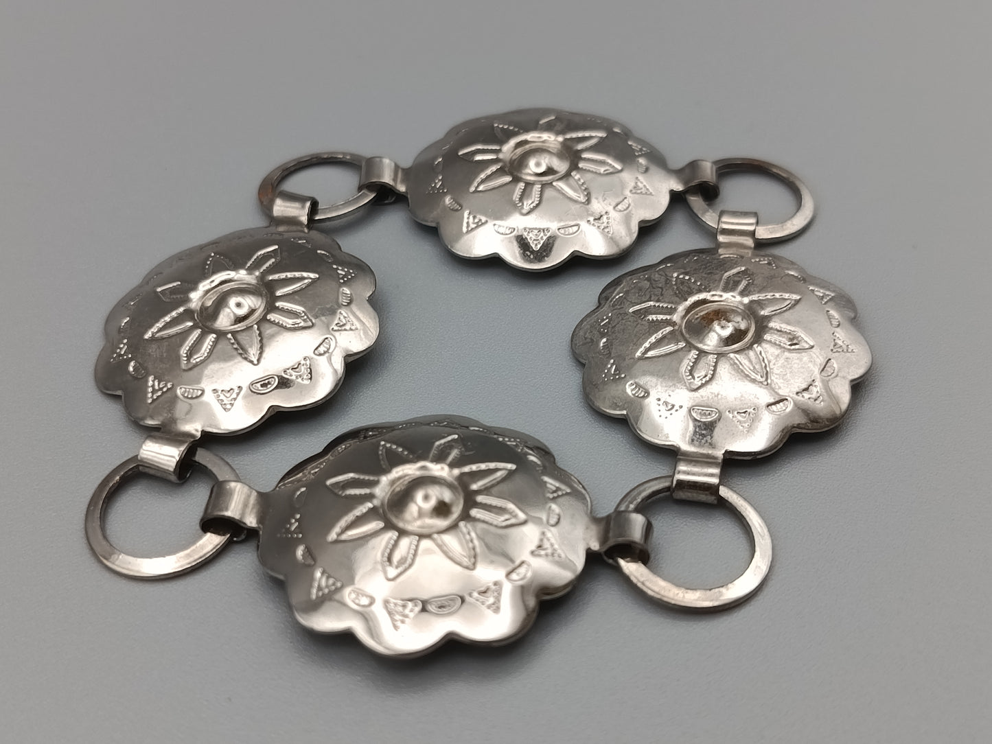 Vintage Damen Armband mit Concho Gliedern