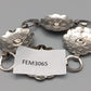 Vintage Damen Armband mit Concho Gliedern