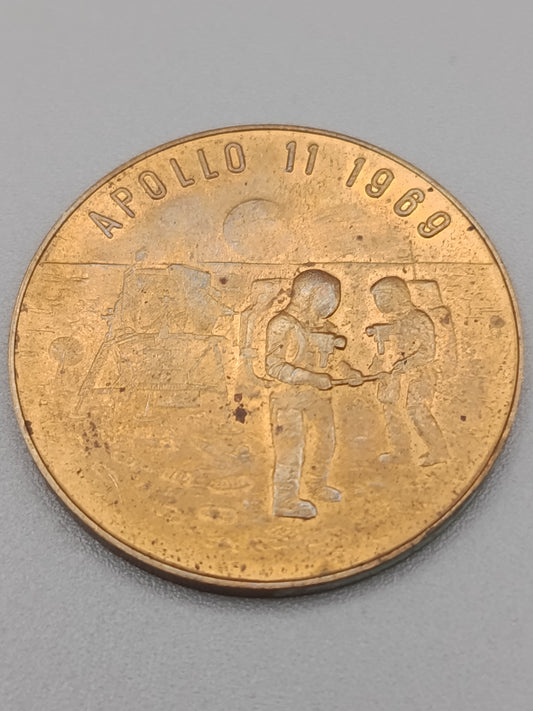 Apollo 11 Gedenkmedaille – 10 Jahre Mondlandung 1969–1979
