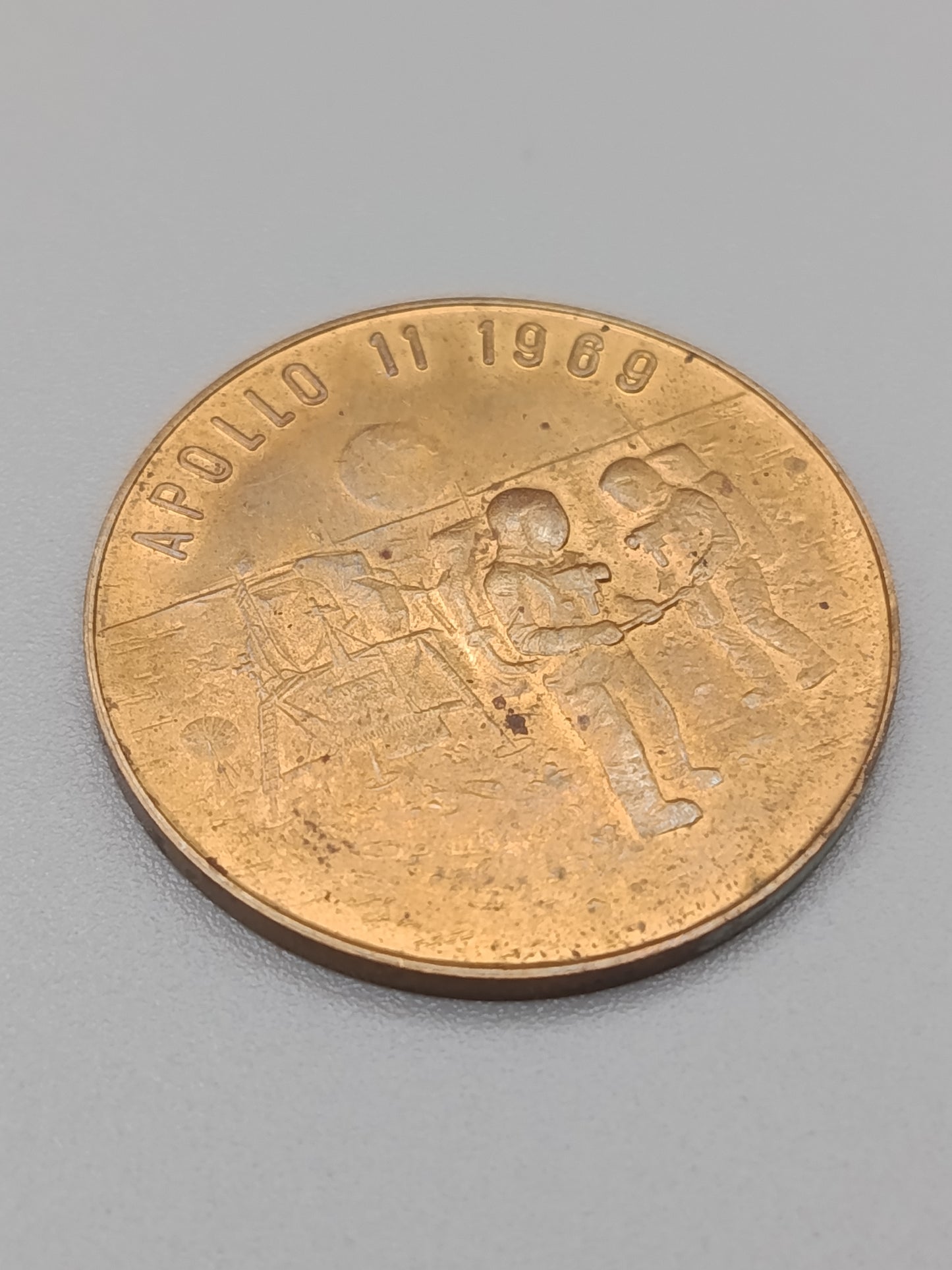 Apollo 11 Gedenkmedaille – 10 Jahre Mondlandung 1969–1979