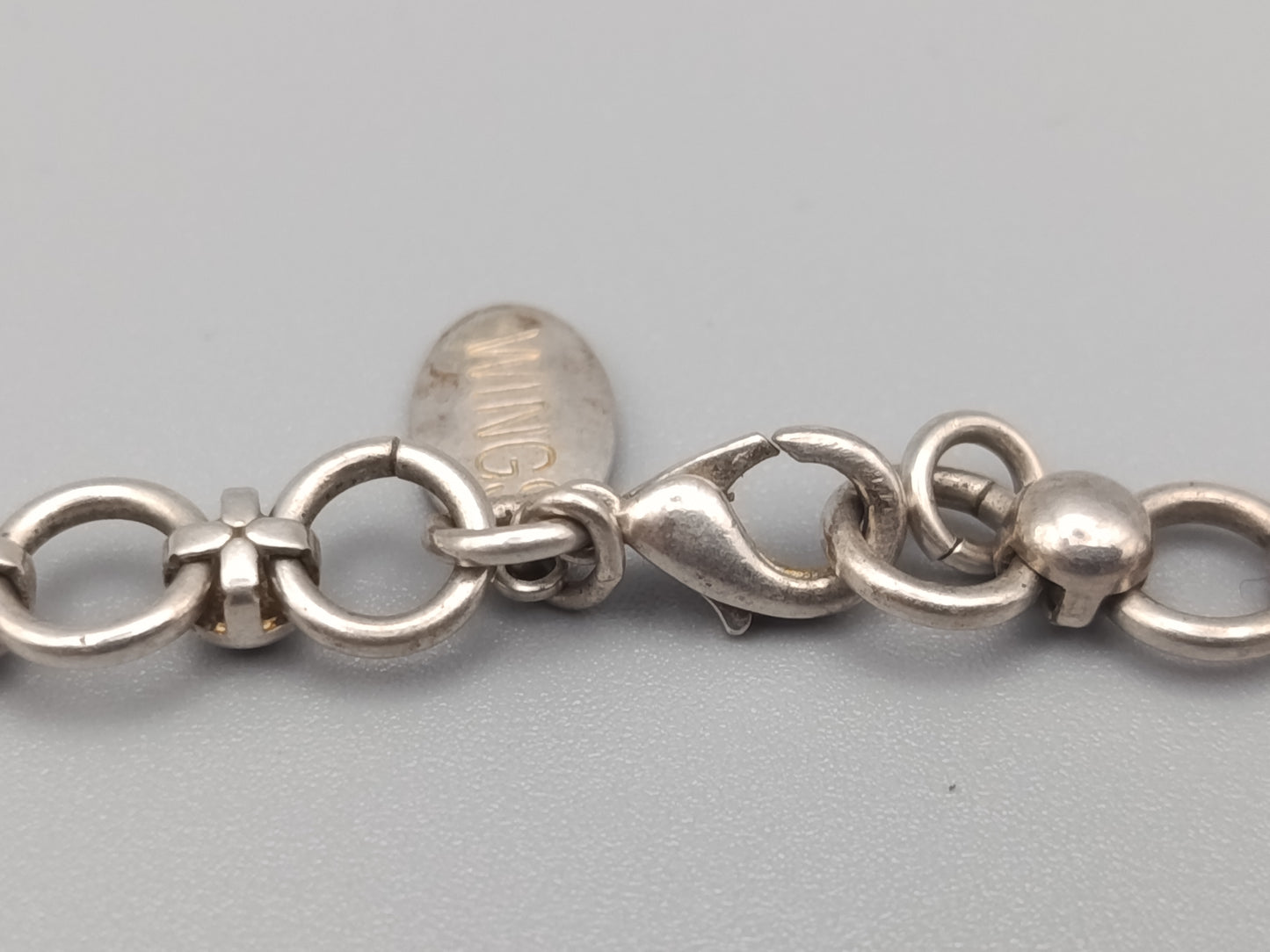 Auffällige Damen Kette mit Würfel-Anhängern