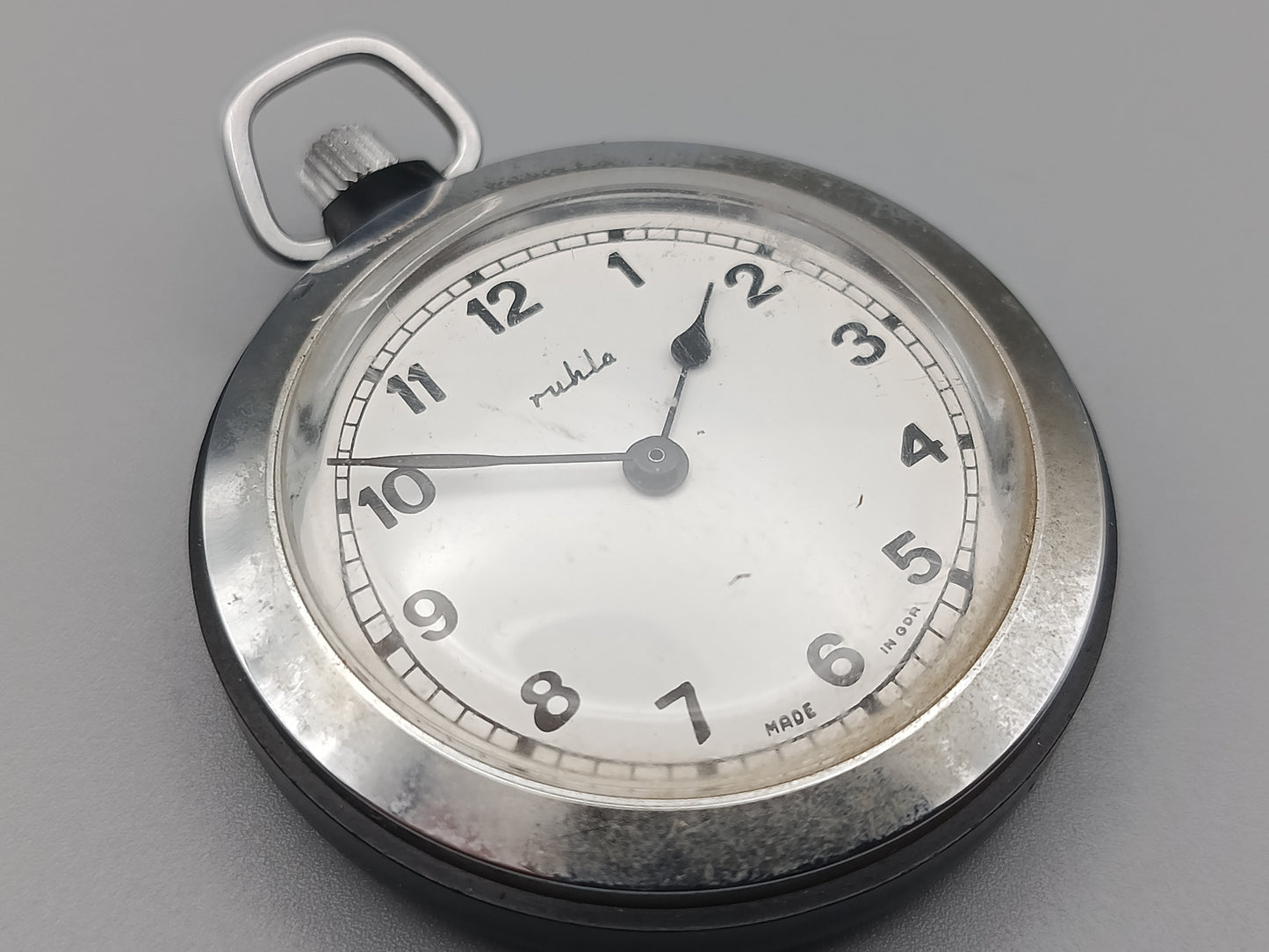 Klassische Ruhla Taschen Uhr Nostalgisch