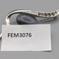 Elegante Vintage Brosche in Silber Optik