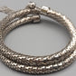 Elegantes Damen Armband in Silber Optik Flexibl
