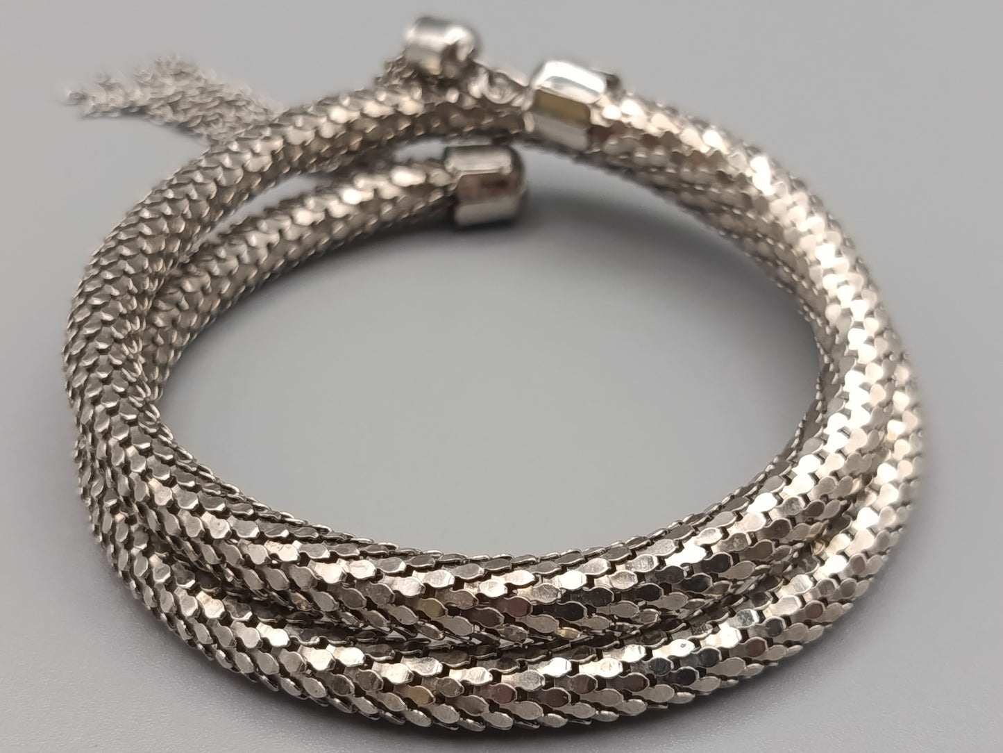 Elegantes Damen Armband in Silber Optik Flexibl