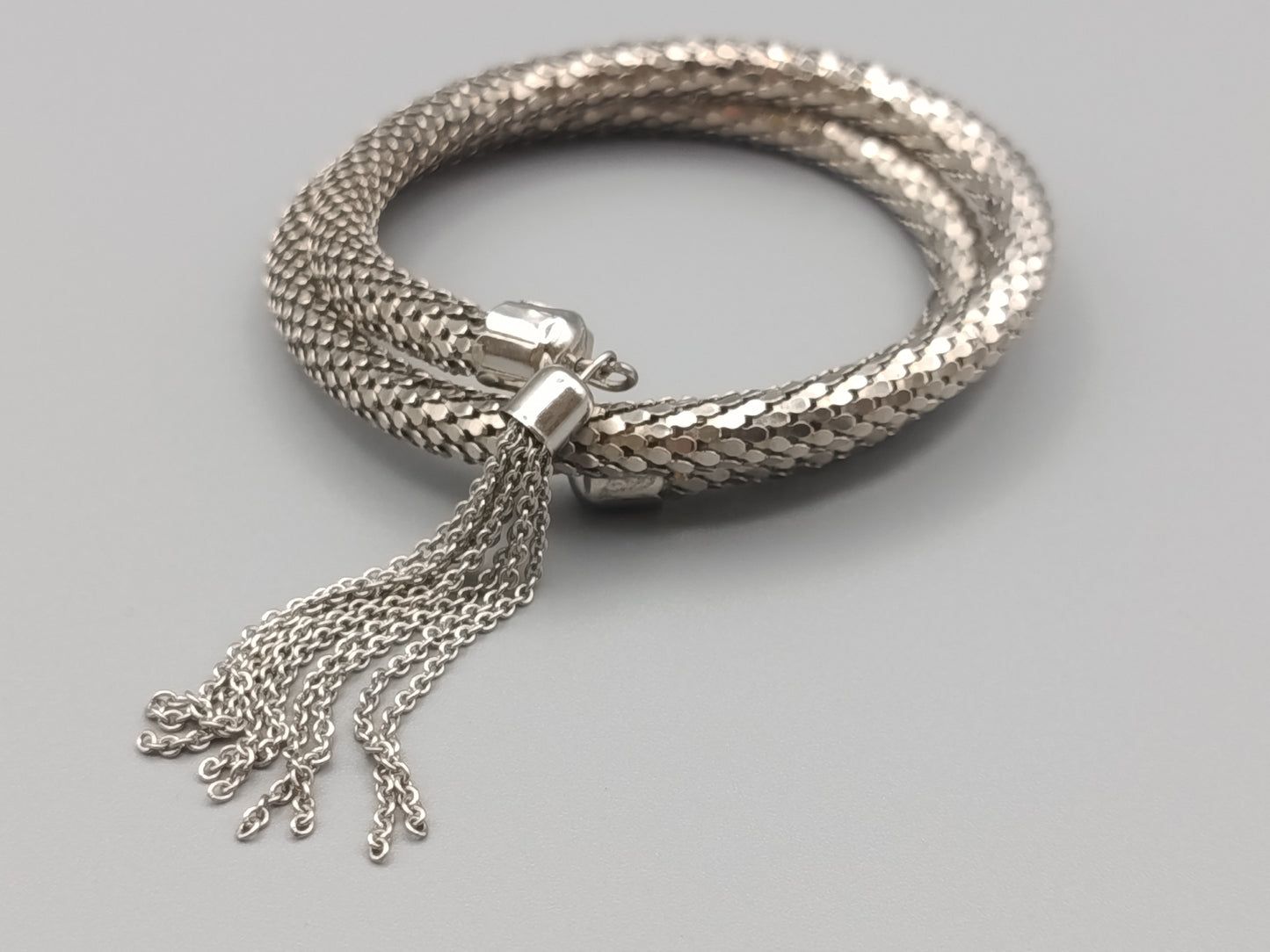 Elegantes Damen Armband in Silber Optik Flexibl