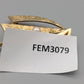 Elegante Vintage Damen Broschein Gold Optik mit Perle