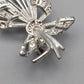 Vintage Damen Brosche Blumenstrauß-Design