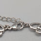 Elegantes 925 Silber Damen Armband mit lila Steinen