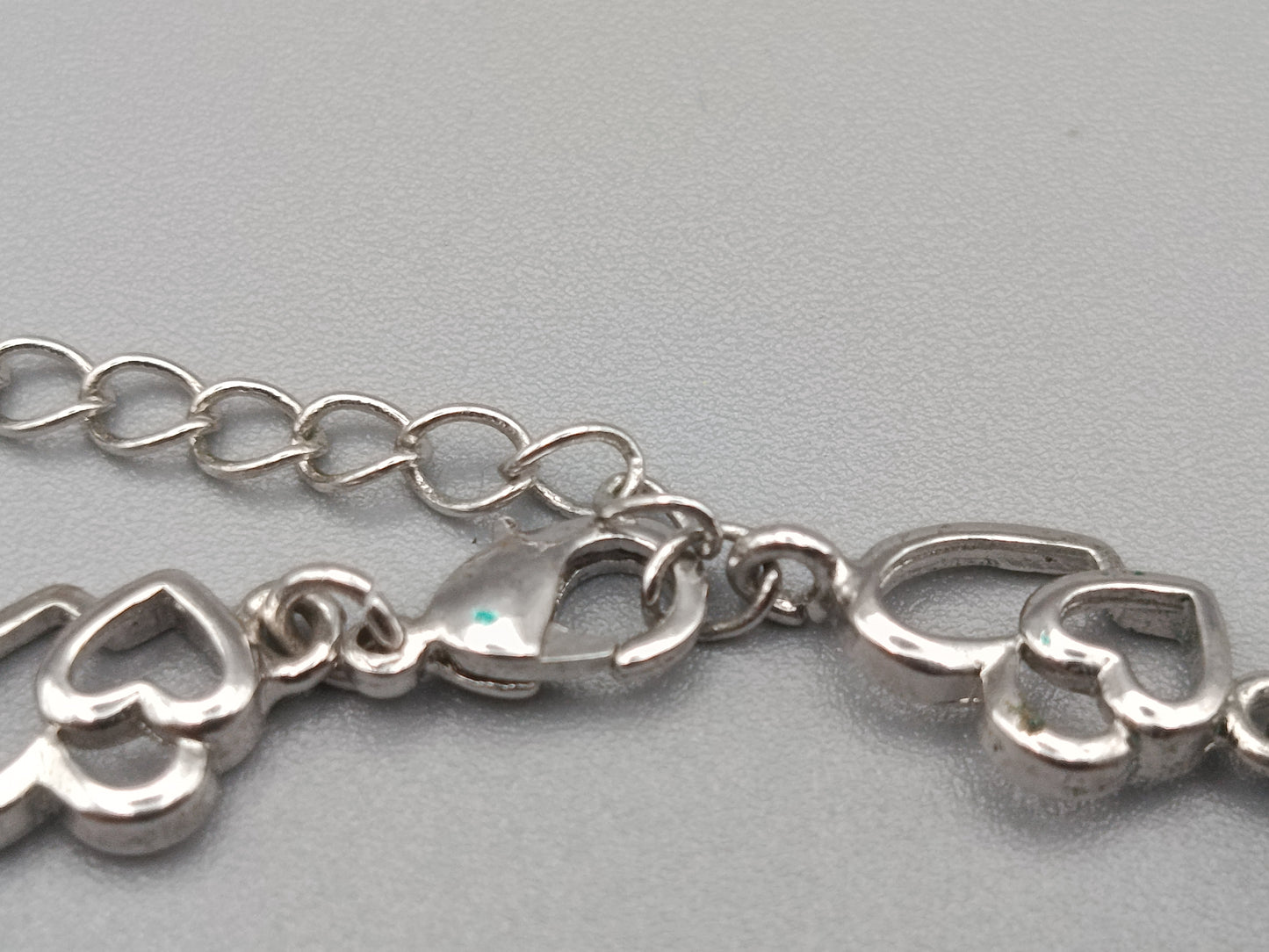 Elegantes 925 Silber Damen Armband mit lila Steinen
