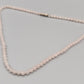 Zarte Rosenquarz Perlen Kette Romantischer Look
