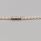 Zarte Rosenquarz Perlen Kette Romantischer Look