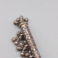 Antiker Handspiegel aus Silber Design mit Steinbesatz