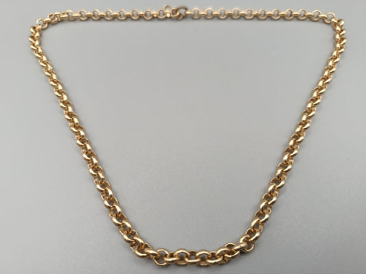 Elegante in Goldoptik Klassische Hals Kette