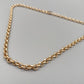 Elegante in Goldoptik Klassische Hals Kette