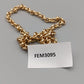 Elegante in Goldoptik Klassische Hals Kette