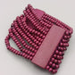 Holzperlen Armband  Elastischer Boho Look