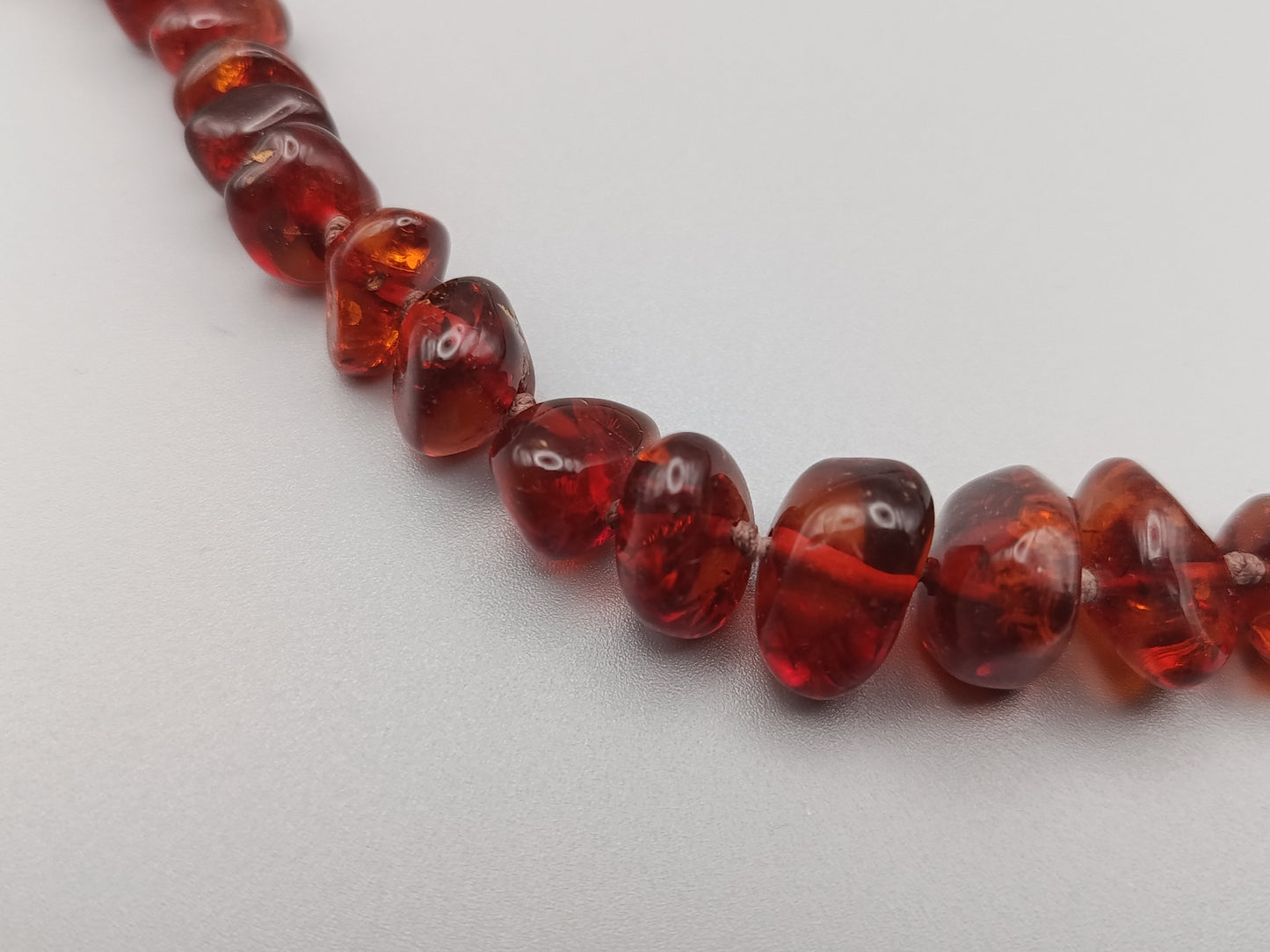 Klassische Bernstein Kette Zeitlose Naturstein