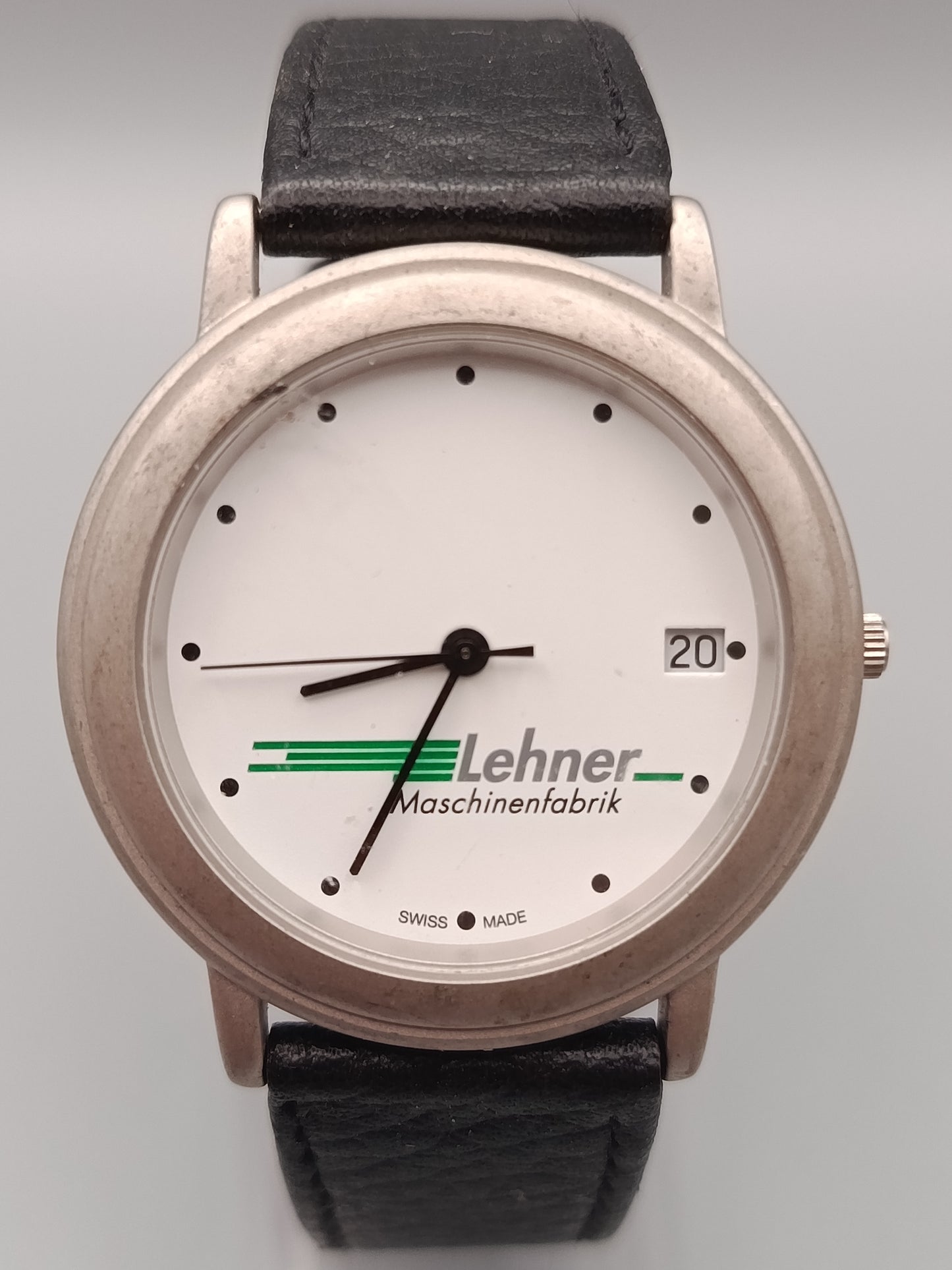 Lehner Herren Uhr Swiss Made Vintage Design